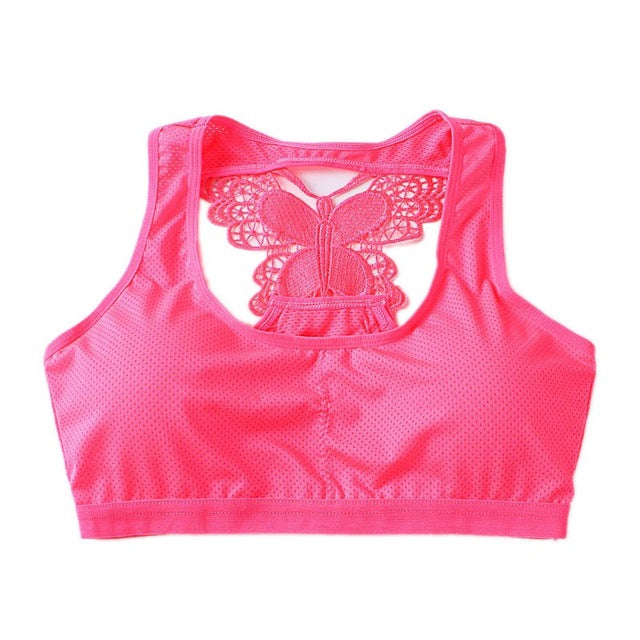NEW Women Fashion Padded Bra Top Underwear Butterfly Back Quick Dry Se – LA  Fit Happy Yoga
